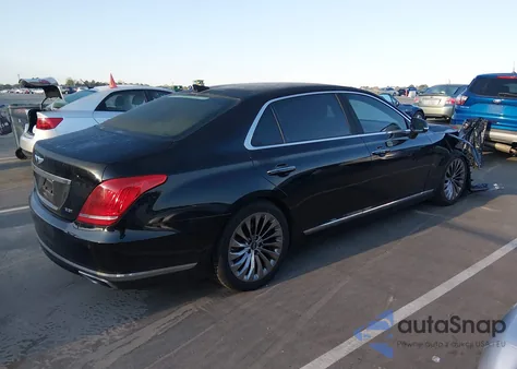 2017 Genesis G90 3.3T Premium z USA, uszkodzony, nr VIN KMHG34JA6HU027899